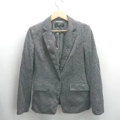 ◇ ⊇ TRANS WORK トランスワーク 長袖 テーラードジャケット サイズ38 ダークグレー レディース E  【1504240002422】のサムネイル
