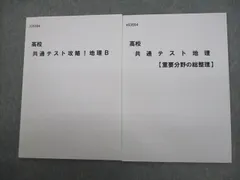 秀英予備校 高校 共通テスト攻略！地理B/重要分野の総整理 テキスト 未使用品 2019 計2冊 007s0C