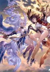 【中古】クリアファイル アズラエル＆イスラフィル 「GRANBLUE FANTASY-グランブルーファンタジー- グラブルエクストラフェス2019 「000」トレーディングA4クリアファイル」
