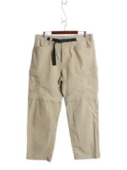 【お得なクーポン配布中!】 US企画 ノースフェイス 2WAY ナイロン カーゴ コンバーチブル パンツ メンズ L 古着 アウトドア ショートパンツ ロングパンツ ワンポイント