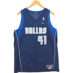 古着 00年代 ナイキ NIKE TEAM NBA DALLAS MAVERICKS ダラス マーベリックス メッシュ Vネック ゲームシャツ/eaa552757