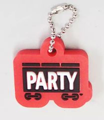 [중고] 키홀더 마스코트 (캐릭터) PARTY [러브라이브! 선샤인!! Aqours 2nd LoveLive! HAPPY PARTY TRAIN TOUR 양면 고무 매력] 라이브 회장 한정