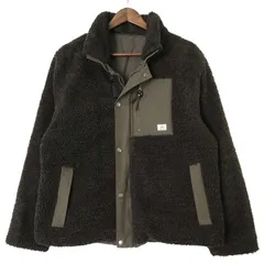 gymmaster ジムマスター 秋冬 裏起毛★ ボア リバーシブル スタンドカラー ジャケット ブルゾン Sz.L メンズ