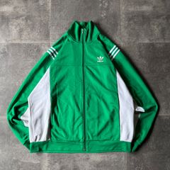 00s adidas トラックジャケット トレフォイルロゴ XL 緑 A354 - メルカリ