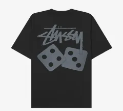 STUSSY(ステューシー) PIGMENT(ピグメント) ダイド ダイス Tシャツ 黒 XL