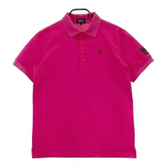 サイズ：5 PEARLY GATES パーリーゲイツ 2023年モデル 半袖ポロシャツ  ピンク系 [240101327934]# ゴルフウェア メンズ ストスト