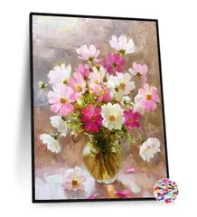 31カリム竹林と鳥布油彩85×65