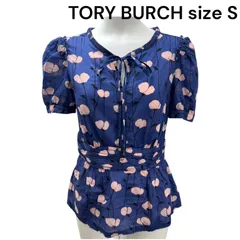 美品　トリーバーチ　TORY BURCH 花柄　コットン　ブラウス　シャツ　2、M レディース　S5Q302のサムネイル