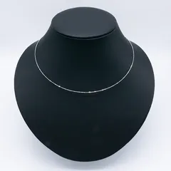 新品❗️SV925 0.7mm オメガネックレス 45cm シルバー