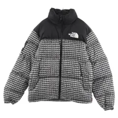 SUPREME (シュプリーム) ×THE NORTH FACE ノースフェイス 21SS Studded Nuptse Jacket スタッズ デザイン ヌプシ ダウンジャケット ブラック ND42100I