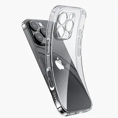 NIMASO iPhone 16 Pro 用 クリア ケース 透明 ソフト スマホケース TPU素材 薄型 カバー 米軍MIL規格 衝撃吸収 カメラ レンズ保護 黄ばみにくい いphone16Pro用ケース ワイヤレス充電対応（清水シリーズ） 0