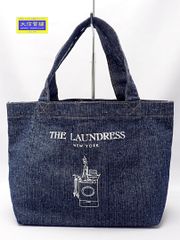 THE LAUNDRESS ザ ランドレス デニムトートバッグ 中古A 【送料無料】 A-8868【質屋出品】