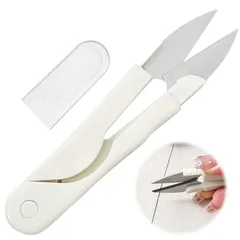 新品 糸切りバサミ 縫製はさみ ステンレススチール 錆びない 鋭い フード付き 安全 耐久性 耐摩耗性 携帯用 収納しやすい 手作り 刺繍用 ソーイングツール