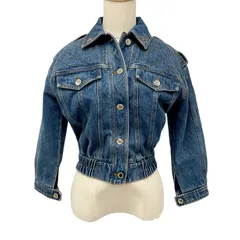 ☆美品☆ LOUIS VUITTON モノグラム　デニムジャケット　レディース 中古・古着通販】LOUIS VUITTON (ルイ ヴィトン) モノグラム