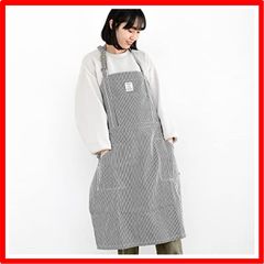 【送料無料】クリス(ブラック) Style: クリス(引っ掛け紐付き) [レップ] エプロン (レディース メンズ) 引っ掛け紐付き おしゃれ デニム風 キャン