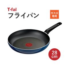 티파르 프라이팬 28cm 가스 불 전용 PFOA 등의 유해 물질 미사용 주름 붙기 어려움 오래 [로얄 블루 인텐스 프라이팬] 블루 D53306