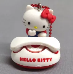 【中古】キーホルダー でんわ 「ハローキティ なつかしアイテムミニチュアコレクション2」