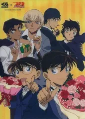 【中古】下敷き 集合(背景黄色) A4下敷き 「無添くら寿司×劇場版 名探偵コナン 緋色の弾丸」 くら寿司アプリ・Twitterフォロワー限定特典 第2弾