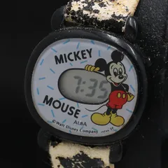 稼働 セイコー アルバ ディズニー ミッキーマウス W205-4190 QZ デジタル文字盤 レディース腕時計 TKD 2000000 NSK
