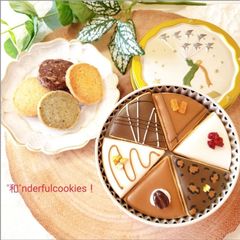 バレンタインクッキー缶(丸)