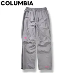 【美品】 コロンビア COLUMBIA マウンテンズアーコーリング ウィメンズ パンツ オムニテック OMNI－TECH リップストップ ナイロン M グレー アウトドア トレッキング クライミング レディース ♪