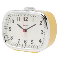 【大人気】CASIO(カシオ) 目覚まし時計 黄色 アナログ スヌーズ ライト付き レトロ TQ-159-9JF