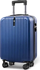 キャリーケース Sサイズ スーツケース 機内持ち込み キャリーバッグ 大型 超軽量 35L 大容量 1-3泊用 ダブルキャスター 静音 360度回転 TSAローク ファスナー式 ビジネス 旅行 機内持ち込み,Sサイズ)