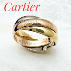 美品🌟Cartier トリニティ クラシックモデル スリーカラー リング 50 約10号 U