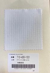オーダーシャツ　白ドビー　T10-406-1001 P50%C50% 形態安定