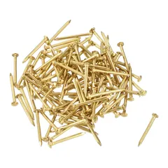 uxcell ハードウェア真鍮釘 スモールタイニー 1.2 mmx15 mm（DxL） DIY木箱アクセサリー用 120個