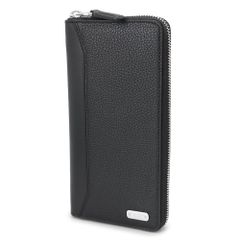 ダンヒル 長財布 メンズ 1893 ハーネス DU23F2101GN 001 ラウンドファスナー ジップ コートウォレット レザー ブラック 黒 dunhill