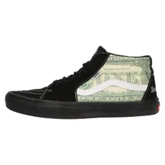 VANS (ヴァンズ) 23SS×Supreme Dollar Skate Grosso Mid×シュプリーム ドルモチーフ スケートグロッソ ミッドカットスニーカー VN0A5FCGBMA ブラック US10/28cmのサムネイル
