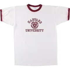 古着 80年代 チャンピオン Champion トリコタグ HARVARD ハーバード大学 カレッジ リンガーTシャツ USA製 メンズXL相当/eaa566754