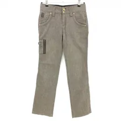 【超美品】エドウィンゴルフ パンツ ブラウン系 シンプル レディース M ゴルフウェア EDWIN GOLF