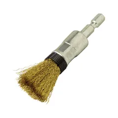【新品・7営業日以内発送】4977292336963 六角軸真鍮ワイヤーブラシ 4977292336963 藤原産業 六角軸真チュウワイヤーブラシ ドリル用ブラシ 先端工具 作業工具【沖縄離島販売不可】のサムネイル