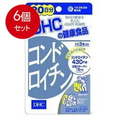 6個まとめ買い  DHC コンドロイチン 20日分 60粒 SS メール便送料無料 × 6個セットのサムネイル