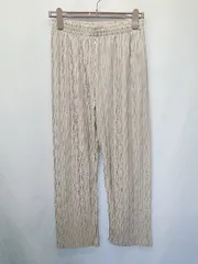 ◇ ⊂ ◎ ●未使用● earth music&ecology イージーパンツ サイズF ベージュ レディース E  【1505290032018】