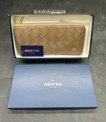 メ045 AGATHA 長財布 服飾雑貨 ファッション雑貨 財布 小物 メンズ レディース