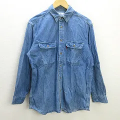 Levi's シャンブレーシャツ　サドルマン　オレンジ　70年代 Levi's - 70s USA製 リーバイス ハンドメイド 刺繍 長袖