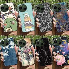 AQUOS R9 SH-51E/A401SH/SH-M28(SIMフリー版) 片面/背面 ストラップホール付き 絵柄 ペイント アート TPU ソフトタイプ アクオス R9 ケース カバー