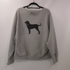 THE BLACK DOG ブラックドッグ スウェット 胸ロゴ 水色 XL 90's THE BLACK DOG 肉厚スウェット グレー USA製 SIZE L