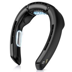 YOIIYO ネッククーラー 冷却プレート 首掛け扇風機 ネックファン 100段階風量調節 4000mAh大容量バッテリー 扇風機 羽なし 急速充電 携帯扇風機 首掛けクーラー 首 冷却 冷やす ネッククーラー ペルチェ 軽量設計 スポーツ/アウトドア/山登り