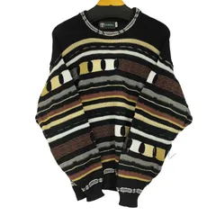 ツンドラ tundra カナダ製 立体編み 3Dコットンニット メンズ JPN：M 