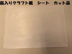 6冊限定！約200×280ミリのシート約250枚カット済み 筋入りクラフトシート
