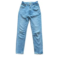 MOUSSY MVS SKINNY レディースXXS サイズ23 ハイウエスト クロップド テーパード スキニー マウジー