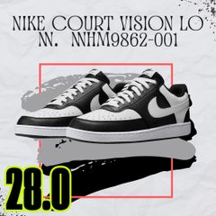 【新品未使用・箱付き】NIKE ナイキ コートビジョン ロー HM9862-001 28.0cm ブラック ホワイト メンズスニーカー 定番 人気モデル US11 US10