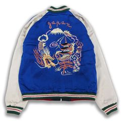 テーラー東洋 TAILOR TOYO スペシャルエディション アセテート スカジャン 龍 ドラゴン 港商  “DRAGON & LANDSCAPE” × “DRAGON” ブルー TT15520-125 東洋エンタープライズ 新品