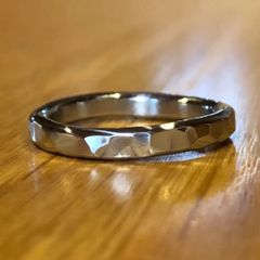 titanium ring silver rock チタン リング 指輪