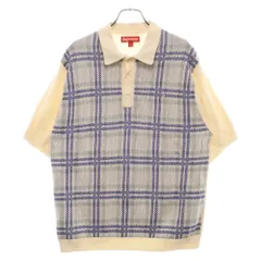 Supreme plaid knit 半袖ポロ Supreme Plaid Knit S S Polo (SS24) - $128