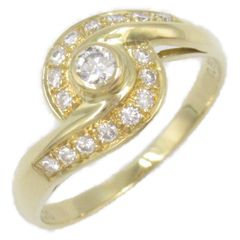 ジュエリー JEWELRY リング・指輪 ダイヤモンド リング ﾀﾞｲﾔ 3.4g #13.5 K18（イエローゴールド） ダイヤモンド リング レディース Used A